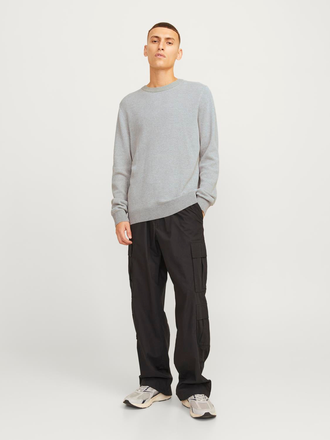 JJEGLOBE KNIT CREW NECK